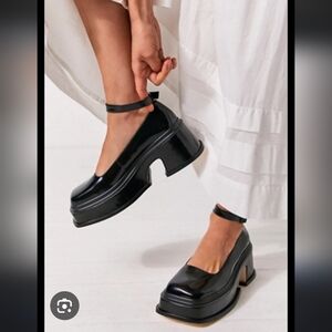 Jeffrey Campbell EMPATH mary Jane Black Platform Shoes